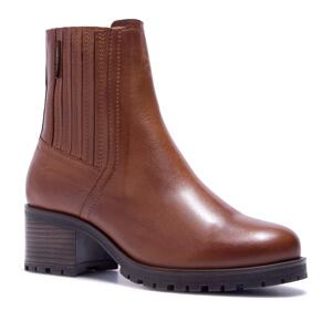 Carl Scarpa Trepani Tan Leather Ankle Boots